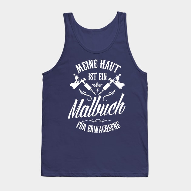 Meine haut - ein malbuch für erwachsene Tank Top by nektarinchen